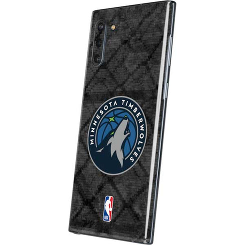 NBA Minnesota Timberwolves Dark Rust Galaxy Note 10 Skin